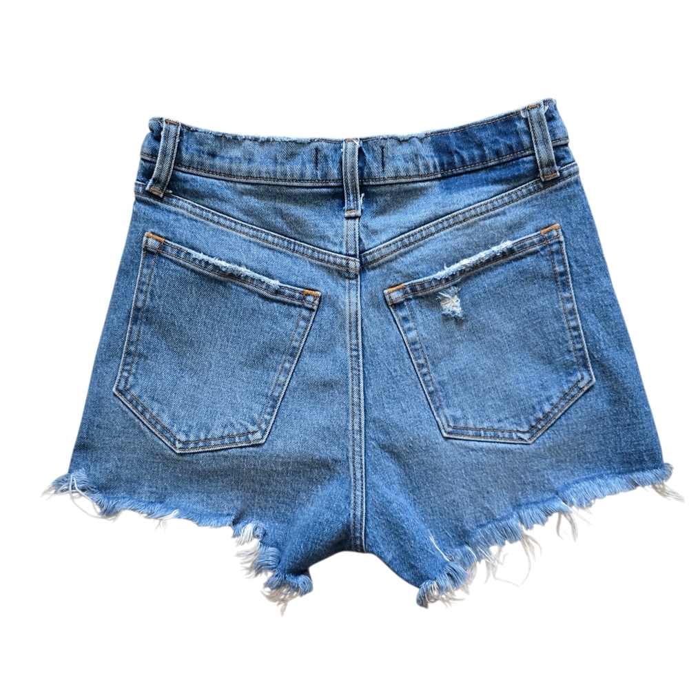 Ambercrobie & Fitch Women's High-Rise Cutoff Short Size 2 - Picture 3 of 5